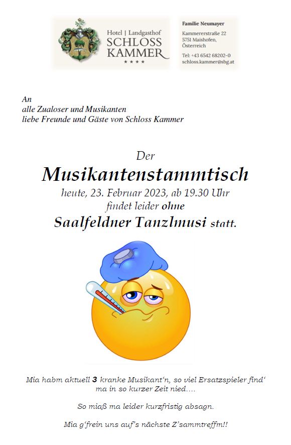 Die Saalfeldner Tanzlmusi - Faschingsball